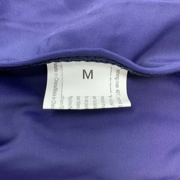 SelfieGo Navy Blue High Waist Bikini Bottoms New - Picture 3 of 3